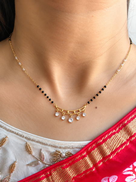 Crescent Arc Multi-Drop Mangalsutra