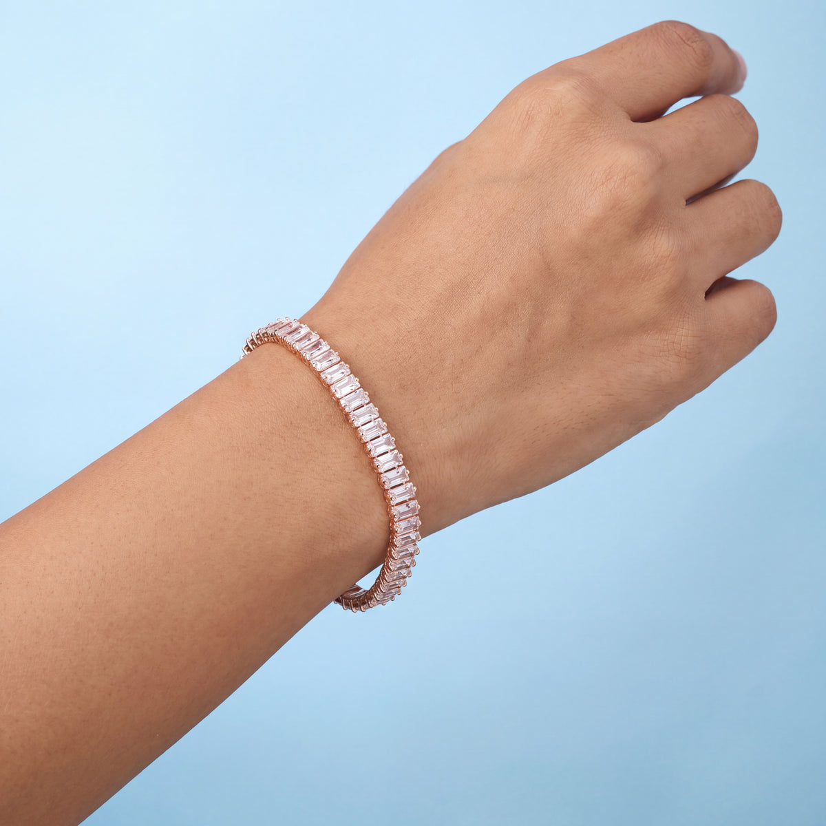 Baguette Row Tennis Bracelet